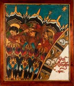 Józef Mehoffer - Three angels - MP 5078 MNW - National Museum in Warsaw