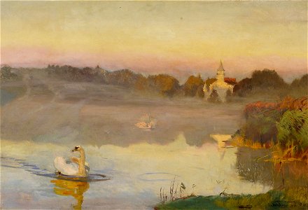 Józef Chełmoński - Pond in Radziejowice - MP 1000 - National Museum in Warsaw