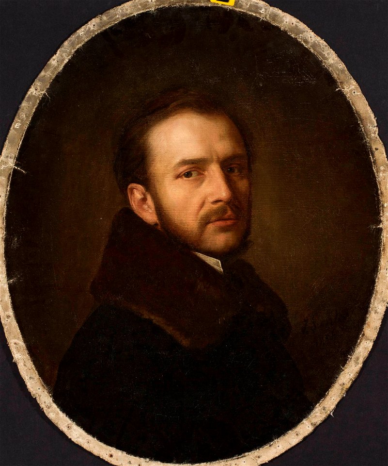 Józef Simmler - Portrait of a man - MP 692 MNW - National Museum in Warsaw