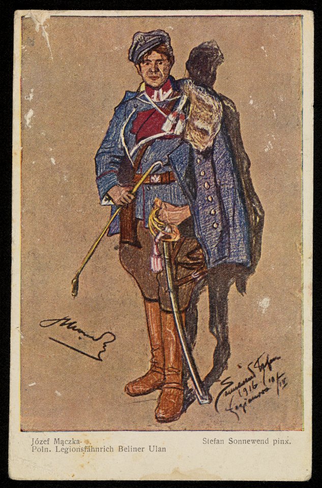Józef Mączka pocztówka