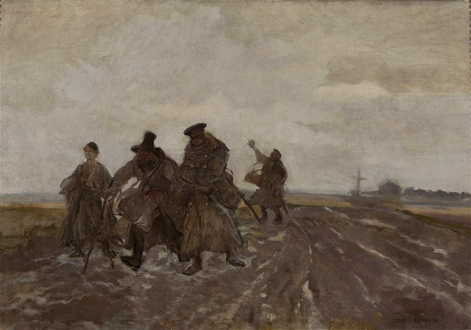 Józef Chełmoński - On the road - MP 2482 MNW - National Museum in Warsaw
