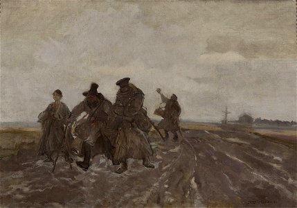 Józef Chełmoński - On the road - MP 2482 MNW - National Museum in Warsaw