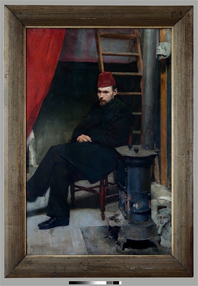 Józef Mehoffer - Portrait of Konstanty Laszczka, sculptor - MP 5528 - National Museum in Warsaw