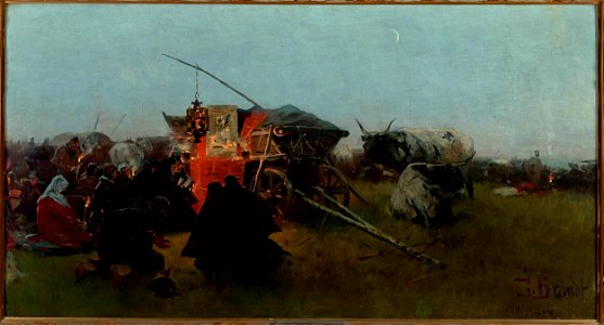 Józef Brandt - Sketch for “Our Lady of Armenia” - MP 411 MNW - National Museum in Warsaw