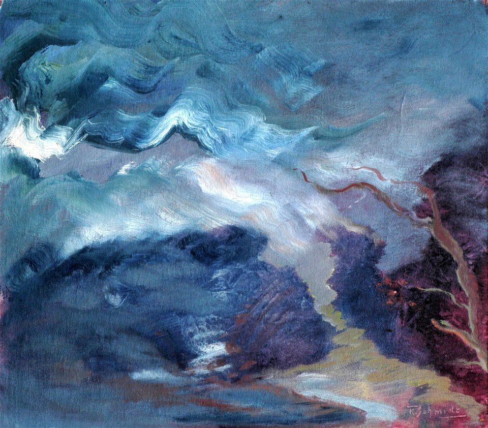 K.A. Schmidt - Noodweer - AB18334 - Cultural Heritage Agency of the Netherlands Art Collection