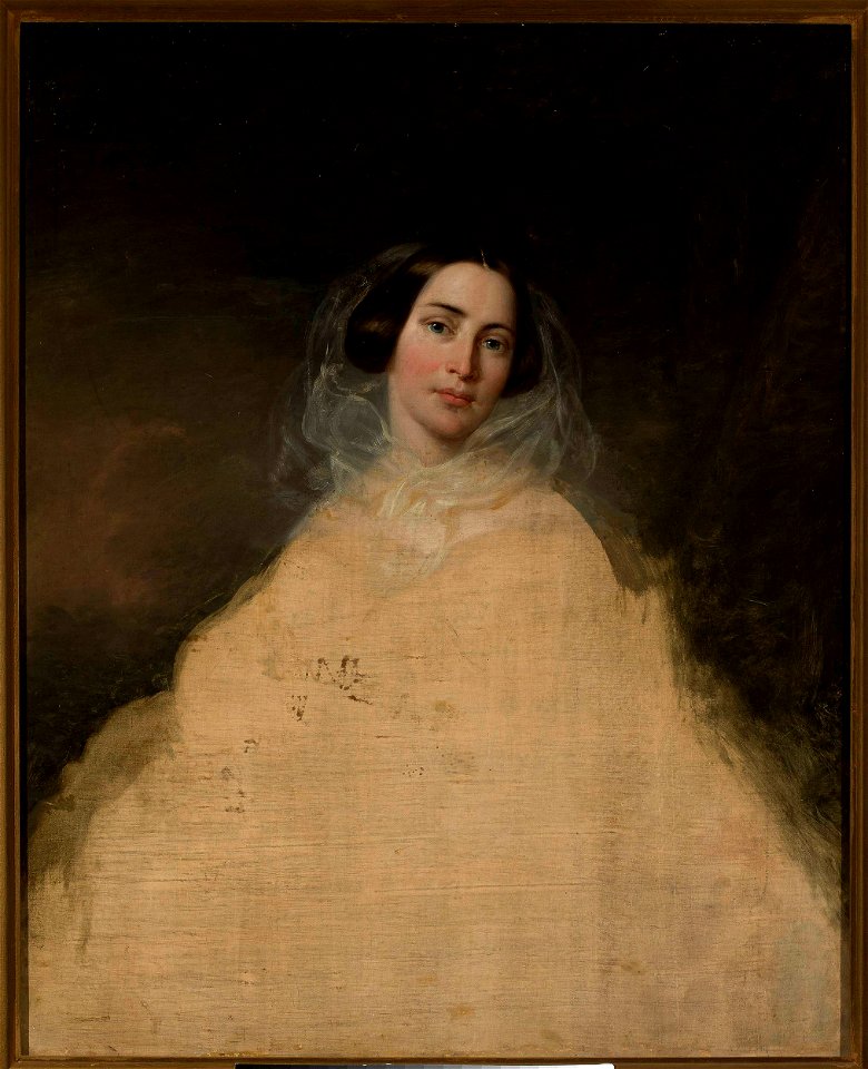 Józef Simmler - Portrait sketch of a lady - MP 684 - National Museum in Warsaw