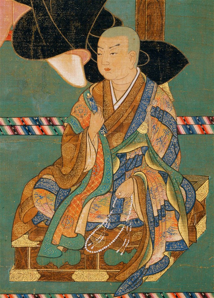 Jōe son of Fujiwara no Kamatari (Nara National Museum) detail