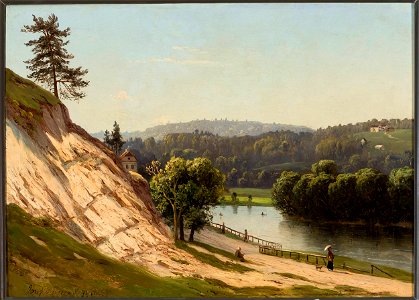 Józef Marszewski - Near Vilnius – River landscape - MP 2628 - National Museum in Warsaw
