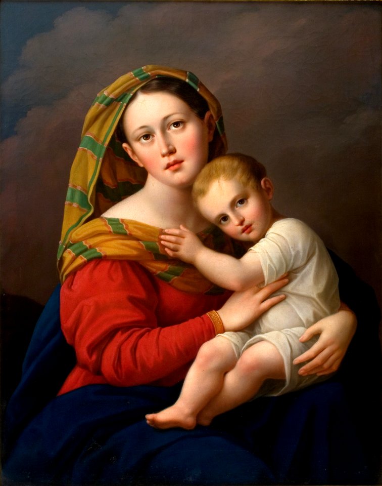 Józef Oleszkiewicz - Madonna with Child - MNK II-a-617 - National Museum Kraków