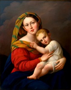 Józef Oleszkiewicz - Madonna with Child - MNK II-a-617 - National Museum Kraków