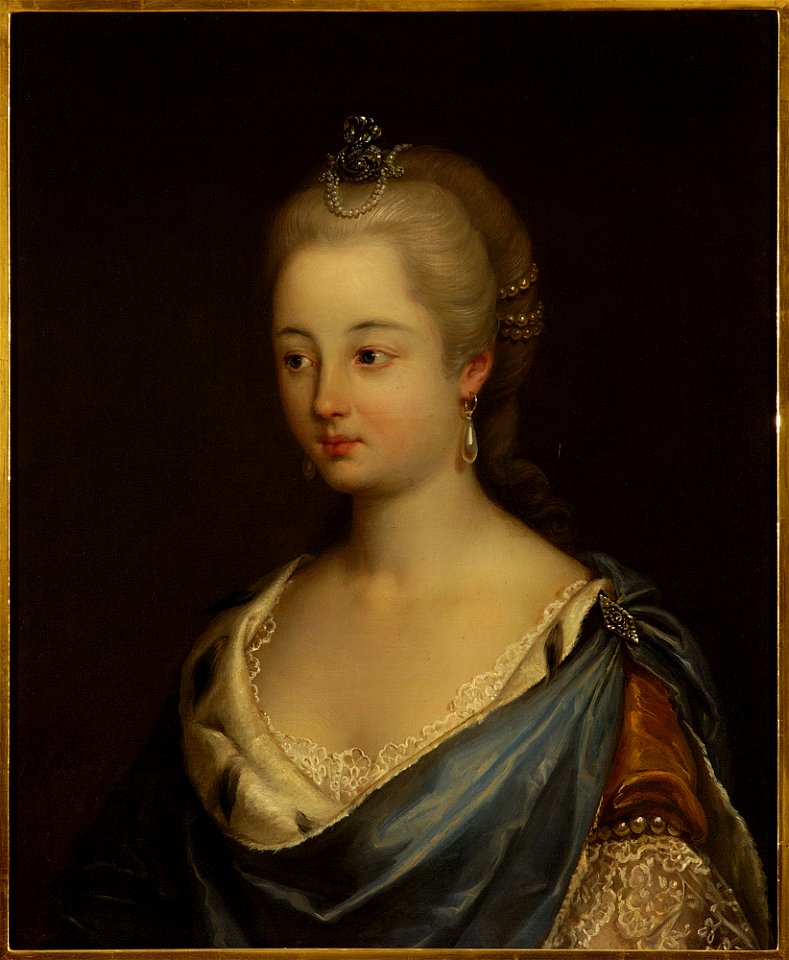 Józef Simmler - Portrait of Mrs. Kruszewska née Komorowska - MP 672 MNW - National Museum in Warsaw