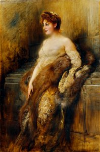 Jószef Arpád Koppay Baron von Drétoma - Frau Bonn - 3648 - Österreichische Galerie Belvedere