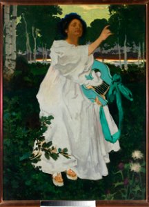 Józef Mehoffer - Muse - MP 367 MNW - National Museum in Warsaw