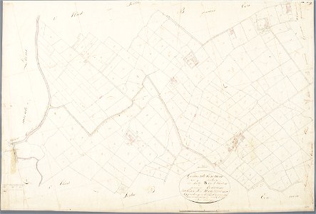 Kadasterkaart Eenrum B 5 (Herathema) door H.F. Feringa, 1832 (minuutplan)