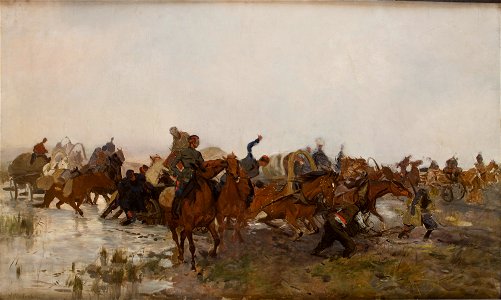 Józef Chełmoński - Cossacks in the March - MNK II-a-830 - National Museum Kraków