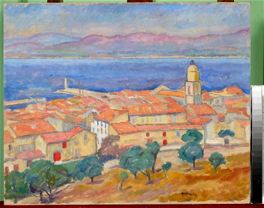 Józef Pankiewicz - View of Saint-Tropez - MP 5075 MNW - National Museum in Warsaw