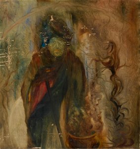 K.A. Schmidt - Deze is het, die de hand kan steken in gesmolten metaal en macht heeft oever de valsche profeten - AB18601 - Cultural Heritage Agency of the Netherlands Art Collection