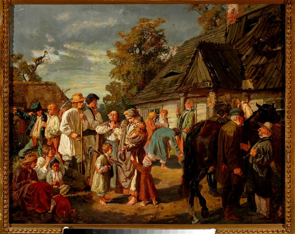 Józef Chełmoński - Saturday at the farm - MP 4130 MNW - National Museum in Warsaw