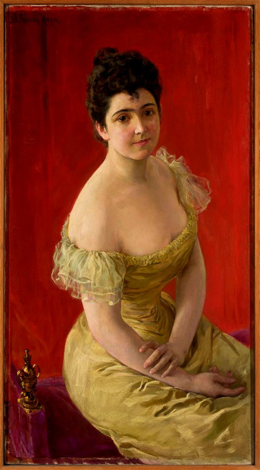 Józef Krzesz Męcina - Portrait of a lady - MP 2164 - National Museum in Warsaw