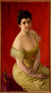 Józef Krzesz Męcina - Portrait of a lady - MP 2164 - National Museum in Warsaw