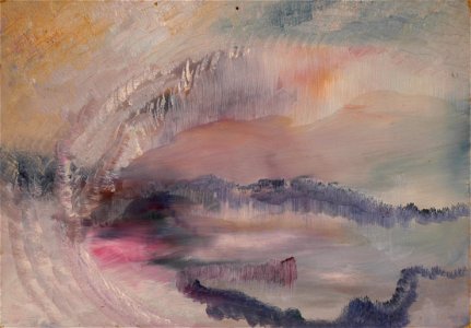 K.A. Schmidt - Kleurschets landschappelijk - AB18303 - Cultural Heritage Agency of the Netherlands Art Collection
