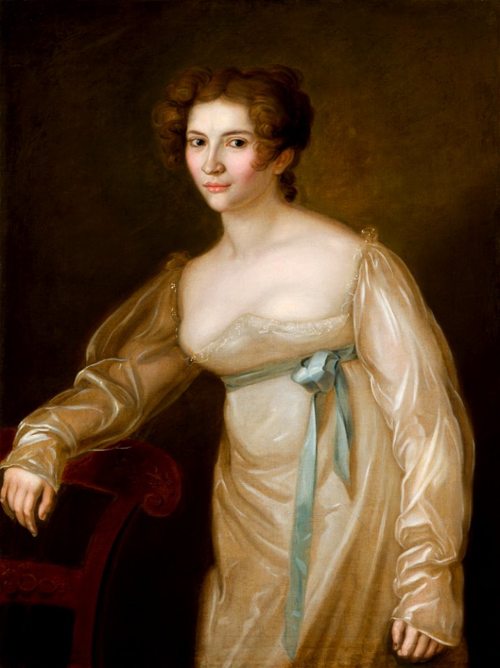 Józef Rejchan (Reichan) - Portrait of Apolonia Kamińska née Sokołowska - MNK II-a-622 - National Museum Kraków