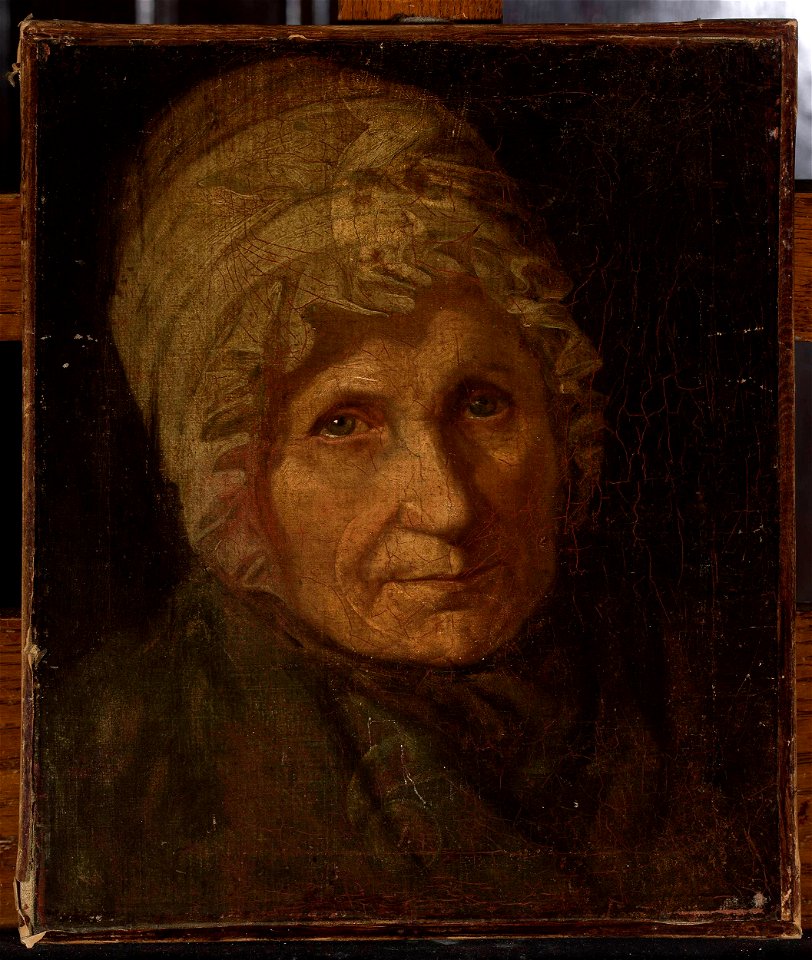 Józef Tadeusz Polkowski - Portrait of a woman in a cap - MP 2346 MNW - National Museum in Warsaw