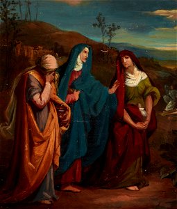 Józef Simmler - Sketch to the Painting Three Marys Walking to Christ's Tomb  - MNK II-a-663 - National Museum Kraków