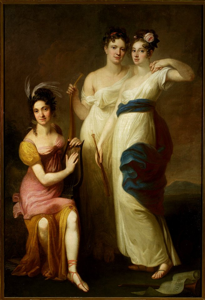 Józef Peszka - Three muses – Mazarakowa, Lekczyńska, Wendowa - MP 224 - National Museum in Warsaw