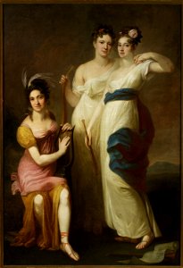 Józef Peszka - Three muses – Mazarakowa, Lekczyńska, Wendowa - MP 224 - National Museum in Warsaw