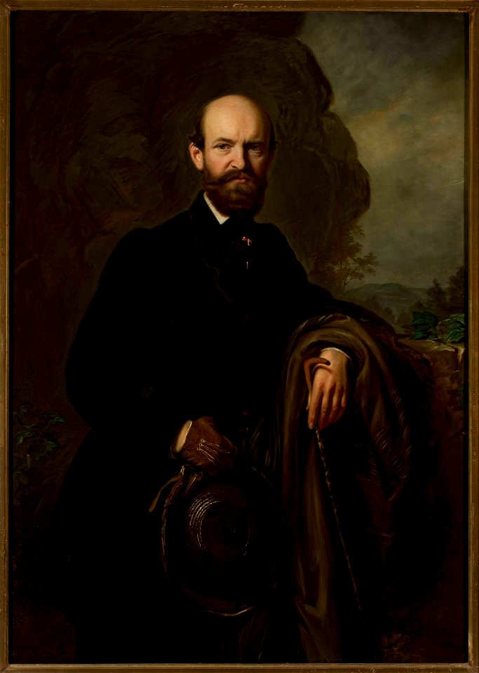 Józef Simmler - Portrait of Jan Reszke - MP 234 MNW - National Museum in Warsaw