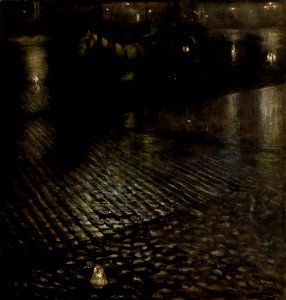 Józef Pankiewicz - Cab in the Rain - MNK II-b-162 - National Museum Kraków