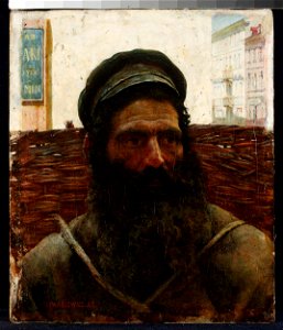 Józef Pankiewicz - Jew with a basket - MP 132 - National Museum in Warsaw