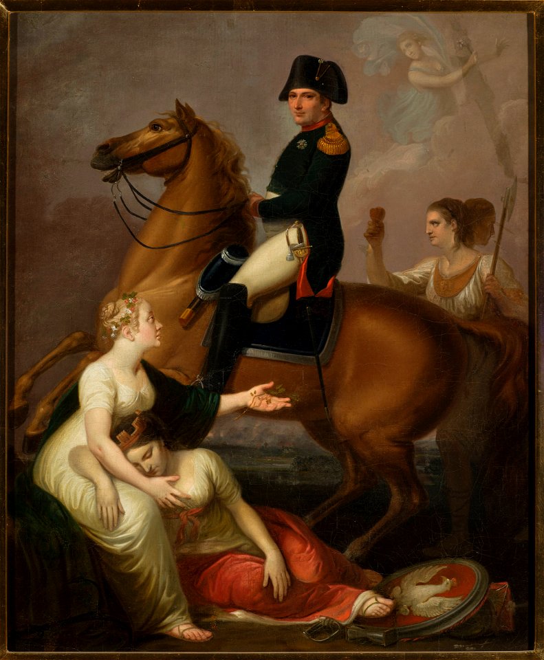 Józef Peszka - Allegorical scene with Napoleon - MP 2119 - National Museum in Warsaw