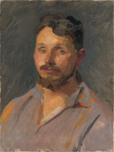 Július Glatter - Podobizeň Halásza-Hradila - O 1056 - Slovak National Gallery