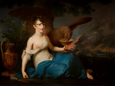 Józef Peszka - Portrait of Teofila Radziwiłł as Hebe - MNK II-a-264 - National Museum Kraków