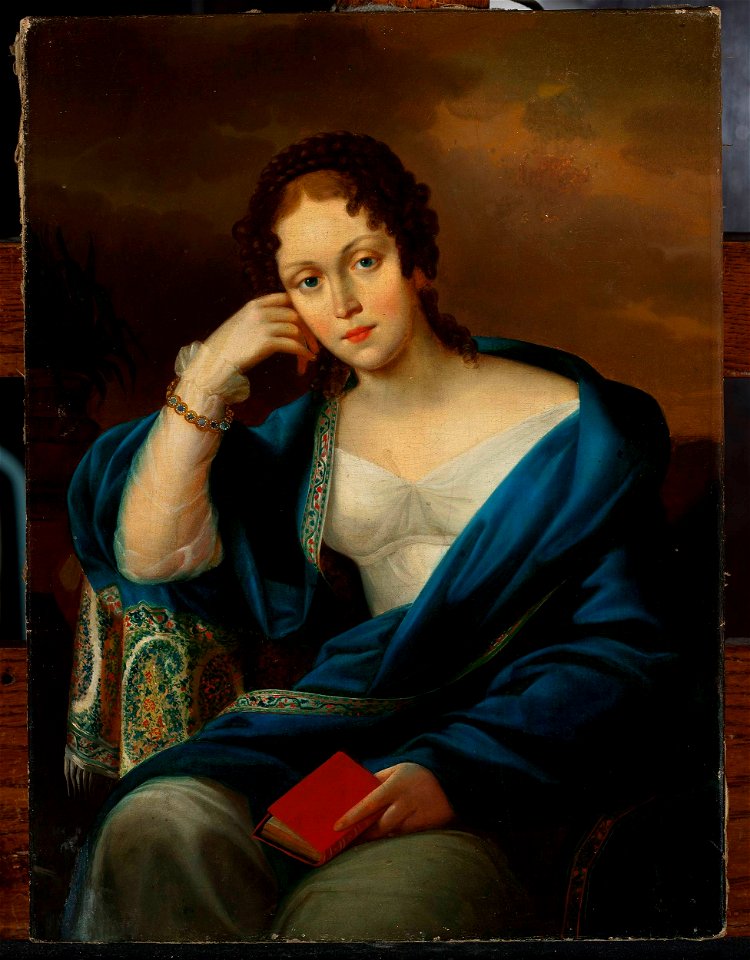Józef Oleszkiewicz - Portrait of a woman - MP 2735 MNW - National Museum in Warsaw