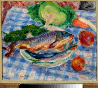 Józef Pankiewicz - Still life – Carp - MP 4575 - National Museum in Warsaw