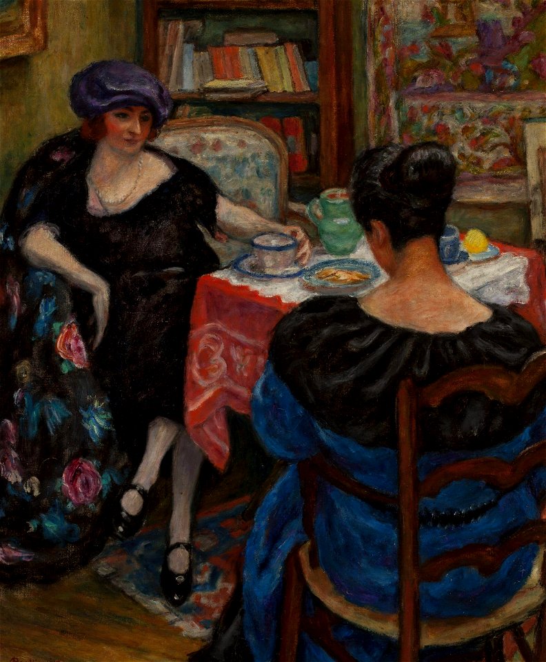 Józef Pankiewicz - Filiżanka herbaty (Wizyta)