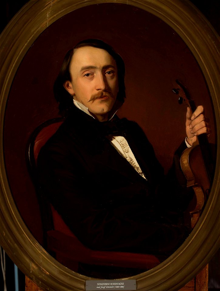 Józef Simmler - Portrait of Nikodem Biernacki - MP 4163 - National Museum in Warsaw