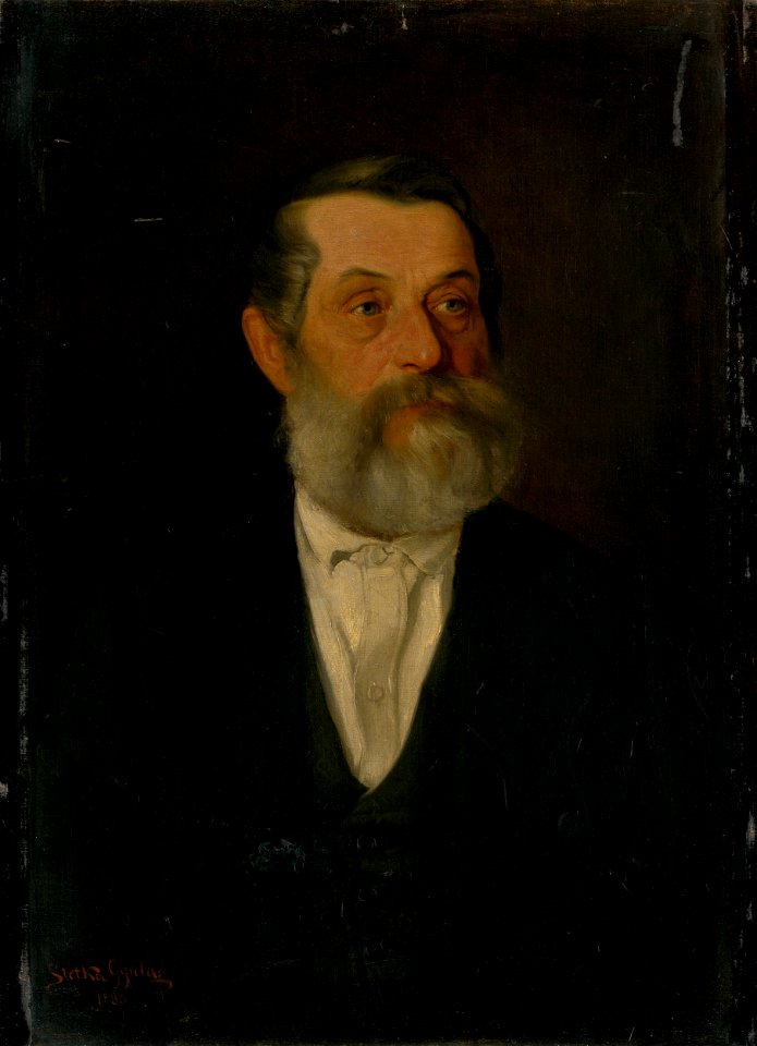 Július Štetka - Portrait of an Old Gentleman with Grey Beard - O 5471 ...