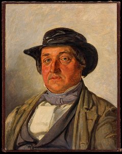 Jørgen Roed - The Actor Kristian Mantzius - NM 7451 - Nationalmuseum