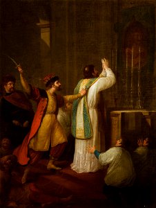 Józef Peszka - Death of Bishop Stanisław Szczepanowski - MNK II-a-474 - National Museum Kraków