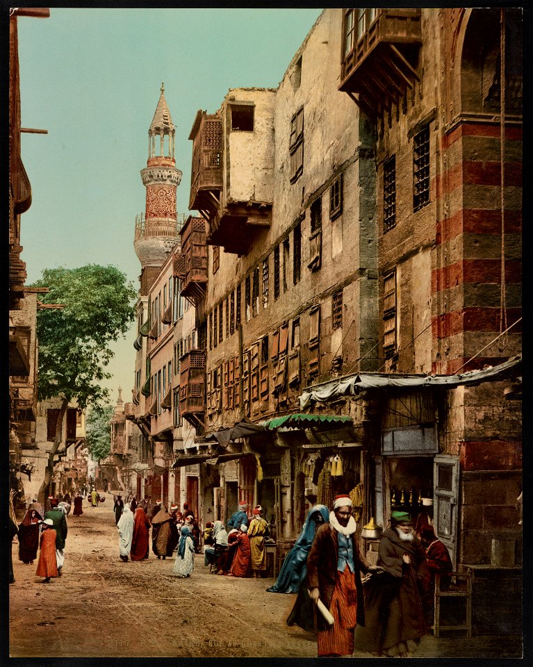 Kairo, Rue au Quartier Arabe LCCN2017657700