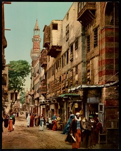 Kairo, Rue au Quartier Arabe LCCN2017657700