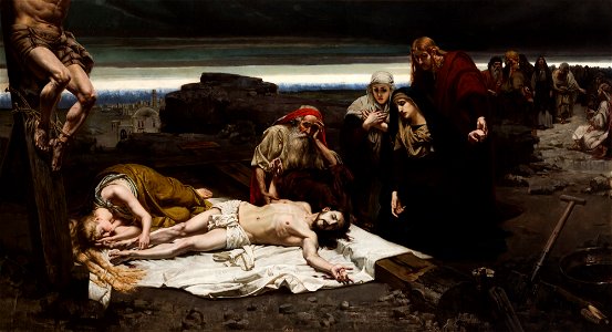 Józef Unierzyski - Decent from the Cross - MNK II-b-2 - National Museum Kraków