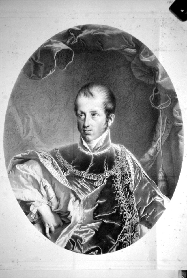 Kaiser Ferdinand I. von Österreich Litho