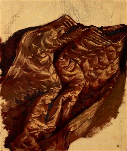 Józef Simmler - Study of a Brocade Hanging - MNK II-a-652 - National Museum Kraków