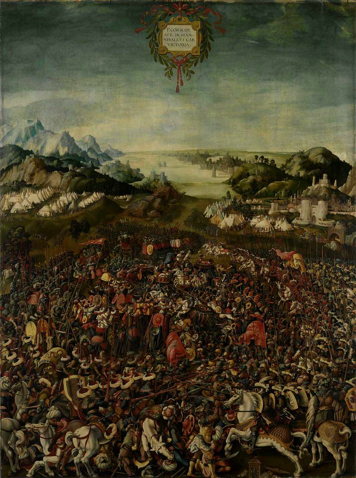 Jörg Breu d. Ä. - Historienzyklus, Der Sieg des P. Cornelius Scipio über Hannibal in der Schlacht bei Zama - 8 - Bavarian State Painting Collections
