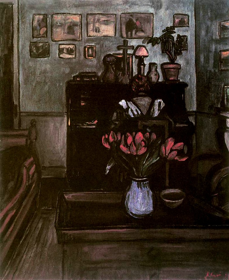 József Rippl-Rónai (1861-1927) Twilight in an Intimate Room